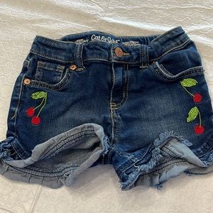 Girls cat and Jack super stretch jean short